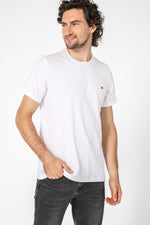 טישירט לוגו בצבע לבן