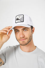 כובע מצחייה PLATINUM WORD בצבע לבן