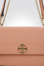 תיק צד קטן לנשים בצבע אפרסק