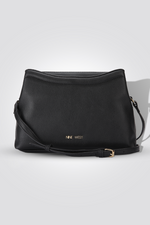 תיק צד בצבע שחור