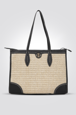 תיק צד דמוי קש לנשים