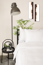 סט מצעים זוגי 5 חלקים כותנה סאטן דגם Daria