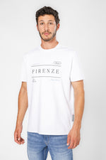 טישירט בצבע לבן לגברים