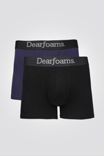 מארז בוקסרים לגבר בצבעים שחור כחול