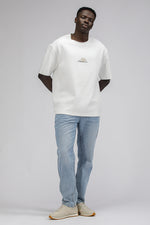 טישירט בגזרת אוברסייז עם הדפס פרח | קנת קול