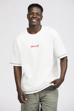 טישירט בגזרת אוברסייז עם הדפס | קנת קול