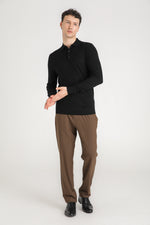 מכנסיים אלגנטיים בגזרה ישרה לגברים | קנת קול