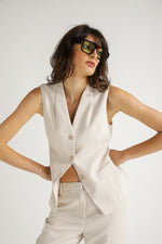 ווסט מחויט לנשים בצבע אבן | קנת קול