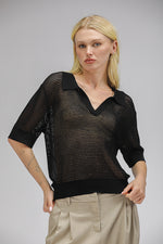 חולצת פולו מבד רשת | קנת קול