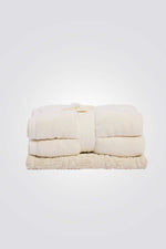 סט 2 מגבות רחצה ושטיחון אמבטיה | לאורה אשלי