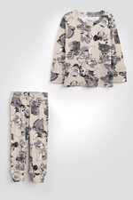 סט פיג'מה ארוכה מיני ודיזיי | דלתא