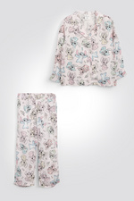 סט פיג'מה מכופתרת דקה סטיץ' ואנג'ל | דלתא