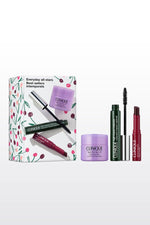 מארז טיפוח לאישה מסקרה 7 מ"ל + שפתון + מסיר איפור 15 מ"ל HIGH IMPACT