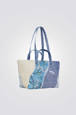 תיק נשיאה לנשים בעיצוב טלאים פרחוני | דזיגוואל