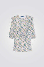 שמלה לילדות עם הדפס פרחוני | אוקאיידי