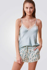 גופיית סאטן LANETH תכלת