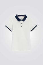 חולצת פולו שרוול קצר לבנים