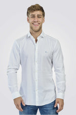 חולצה מכופתרת Slim fit לגברים | GREG NORMAN