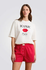 מכנסי פיג'מה קצרים BOYFRIEND לנשים | איתם