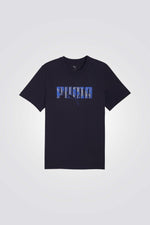 טישירט קצרה עם הדפס לוגו לגברים | פומה