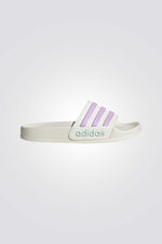 פכפים Adilette Shower Slides לבנות