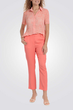 חולצה אלגנטית קצרה עם הדפס