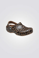 כפכפים בהדפס מנומר לילדים במידות קטנות Classic Animal Clog T | קרוקס