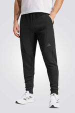 מכנסי אימון לגברים בצבע שחור