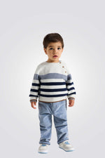 סריג לתינוקות עם הדפס פסים | אובייבי