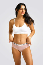 תחתון צ'יקי גומי לוגו ורוד