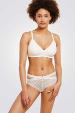 בוקסרון תחרה STYLE בצבע קרם