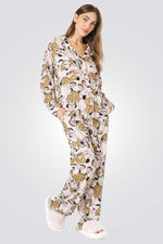 סט פיג’מה מכופתרת דקה MINNIE