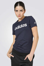 טישירט לנשים ESSENTIALS SLIM בצבע נייבי