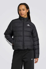 מעיל פוך לנשים בצבע שחור