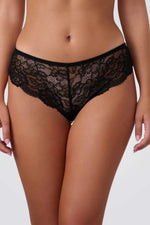 תחתון חוטיני תחרה פרחונית עשירה | פמינה