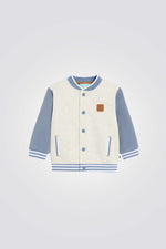 ג'קט לתינוקות בצבע כחול ובז' | אובייבי
