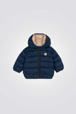 מעיל פוך לתינוקות בצבע כחול נייבי | אוקיידי