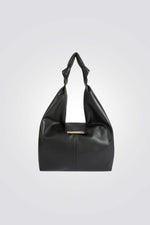 תיק כתף לנשים בצבע שחור | מורגן