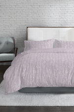 סט מצעים כותנה סאטן מיטת יחיד 90/200 ס"מ דגם VIOLET