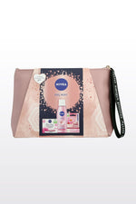 מארז טיפוח לאישה מי פנים 200 מ"ל + שפתון לחות 4.8 גרם + קרם פנים 50 מ"ל PINK