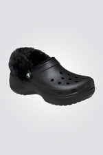 כפכפי פלטפורמה פרוותיים לנשים Classic Platform Fuzz Lined Clog | קרוקס