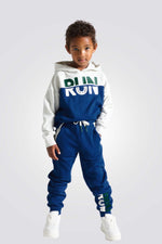 מכנסי טרנינג לילדים בצבע כחול | אוקאיידי