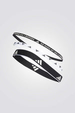 סט שלושה סרטי ראש בגווני שחור ולבן | אדידס