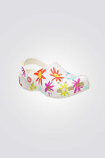 כפכפים בהדפס פרחוני לילדים Classic Crafted Daisy Clog | קרוקס
