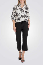 מכנסי 7/8 בצבע שחור