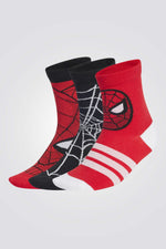 מארז 3 זוגות גרביים ADIDAS X MARVEL לילדים
