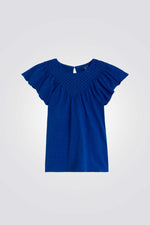 חולצה טריקו קצרה לבנות