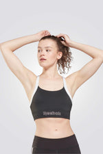 טופ אימון PIPING בצבע שחור