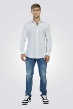 חולצה מכופתרת Slim fit לגברים | GREG NORMAN