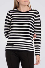 סריג פסים שרוולים ארוכים